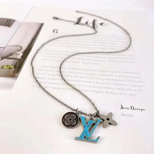 Louis Vuitton Multi-Charm Enamel Monogram Necklace 7