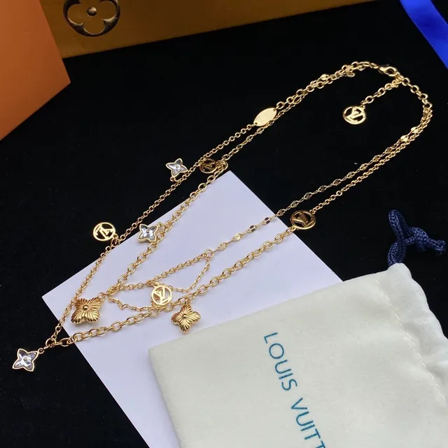 Louis Vuitton Multi-Charm Layered Chain Necklace 2