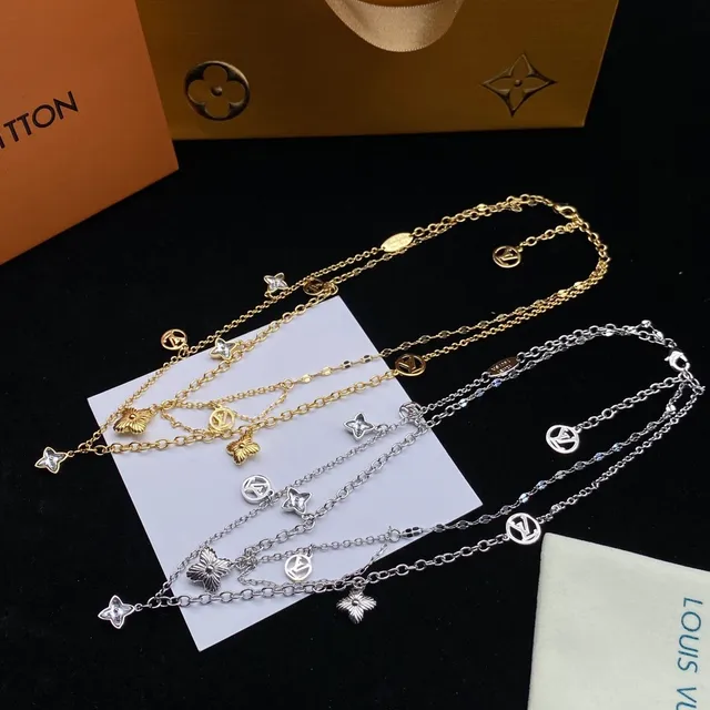 Louis Vuitton Multi-Charm Layered Chain Necklace 3