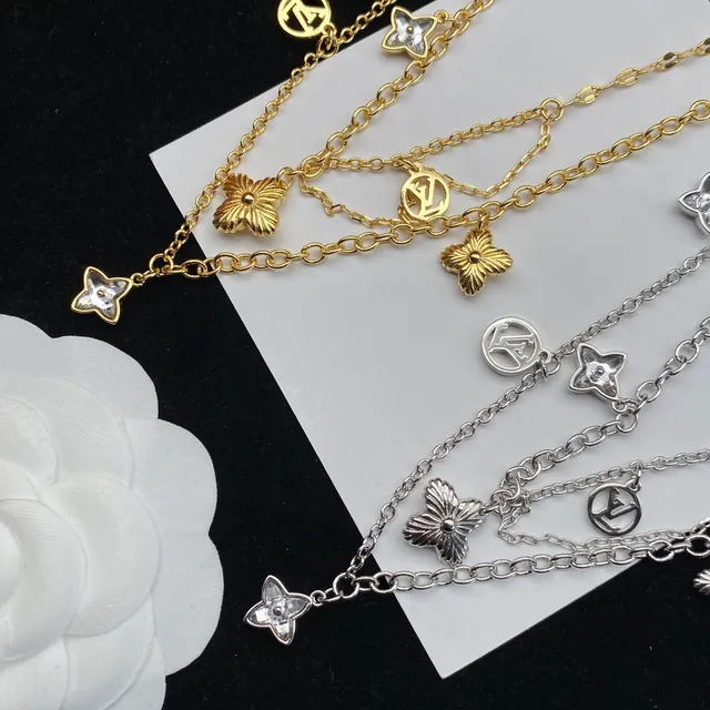 Louis Vuitton Multi-Charm Layered Chain Necklace 8