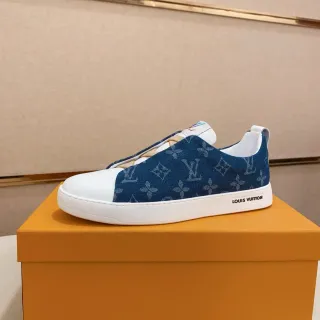 লুইস ভিটন Navy White Slip-On Denim Upper Lifestyle স্নিকার