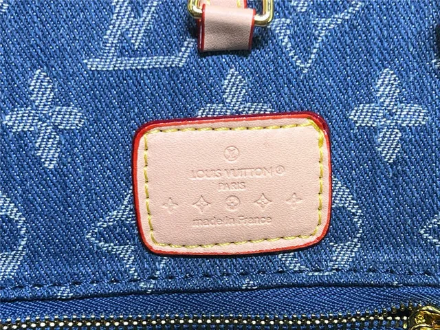 Louis Vuitton Neverfull Denim Monogram Tote Bag 2