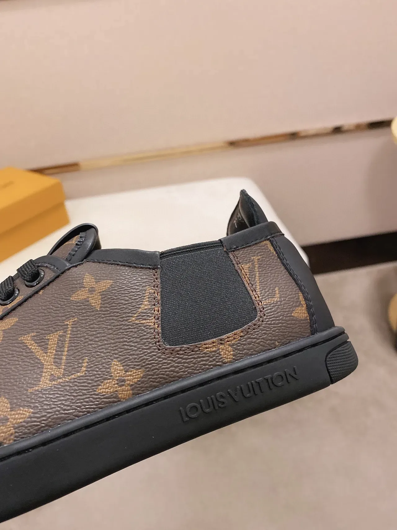 Louis Vuitton Run Away Monogram Canvas and Black Lifestyle Sneakers 4