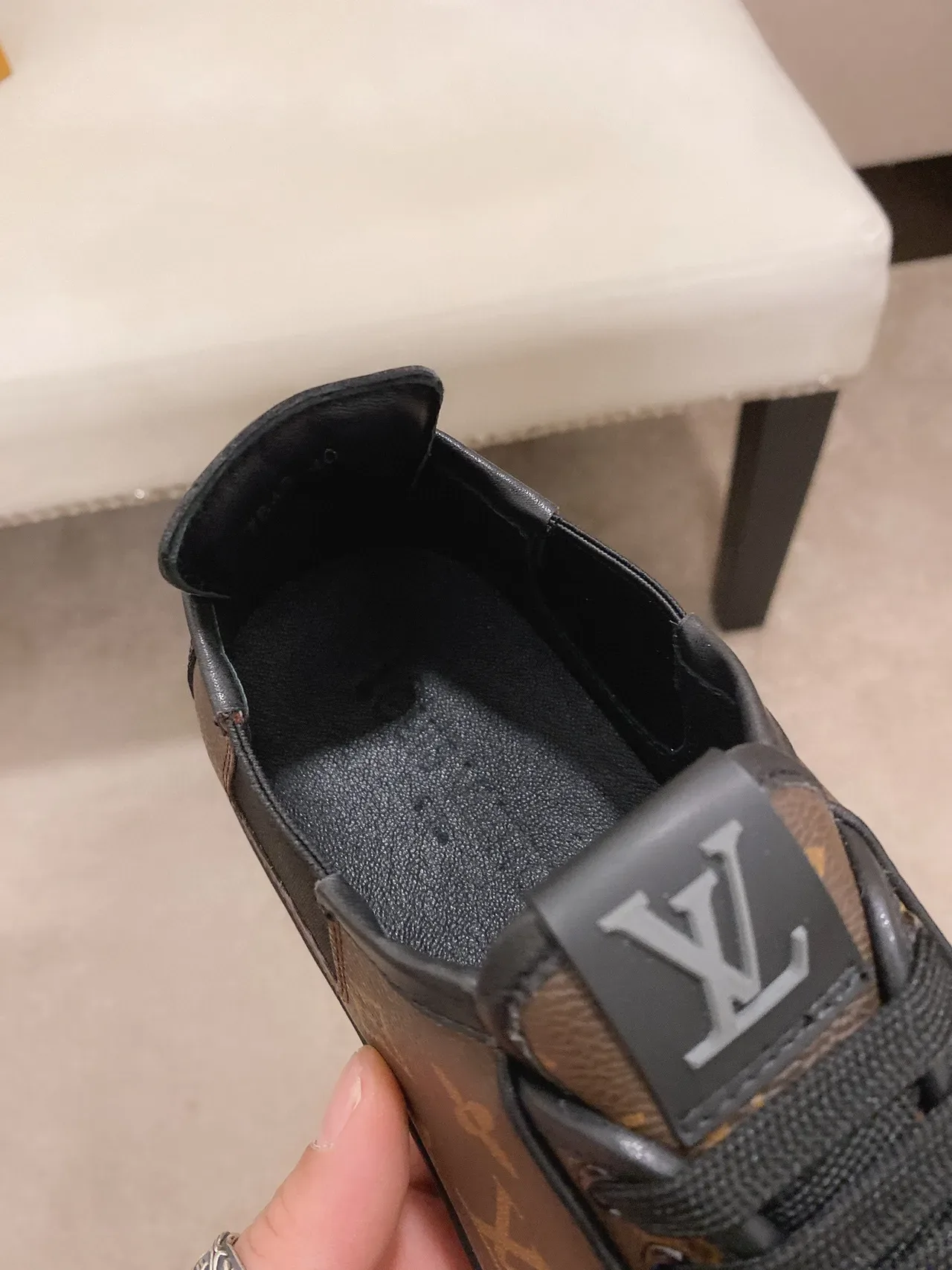 Louis Vuitton Run Away Monogram Canvas and Black Lifestyle Sneakers 6