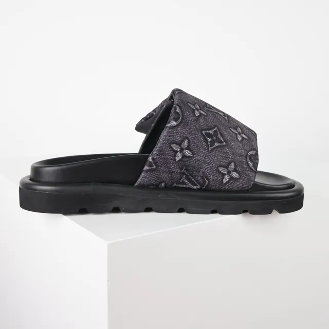 Louis Vuitton Run Away Monogram Canvas Slipper 7