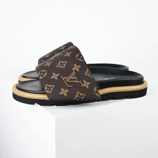 Louis Vuitton Run Away मोनोग्राम कैनवास चप्पल