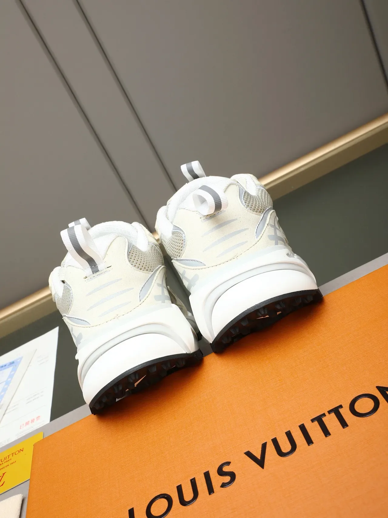 Louis Vuitton Run Away Off-White Monogram Chunky Sneakers 3