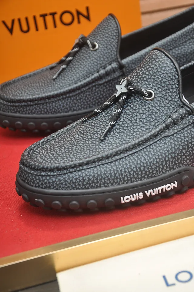 Louis Vuitton Run Away Pebbled Leather Tassel Loafers 2