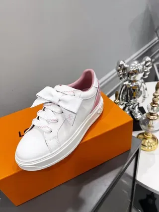 Louis Vuitton Run Away White and Pink Platform Lifestyle Sneakers 8