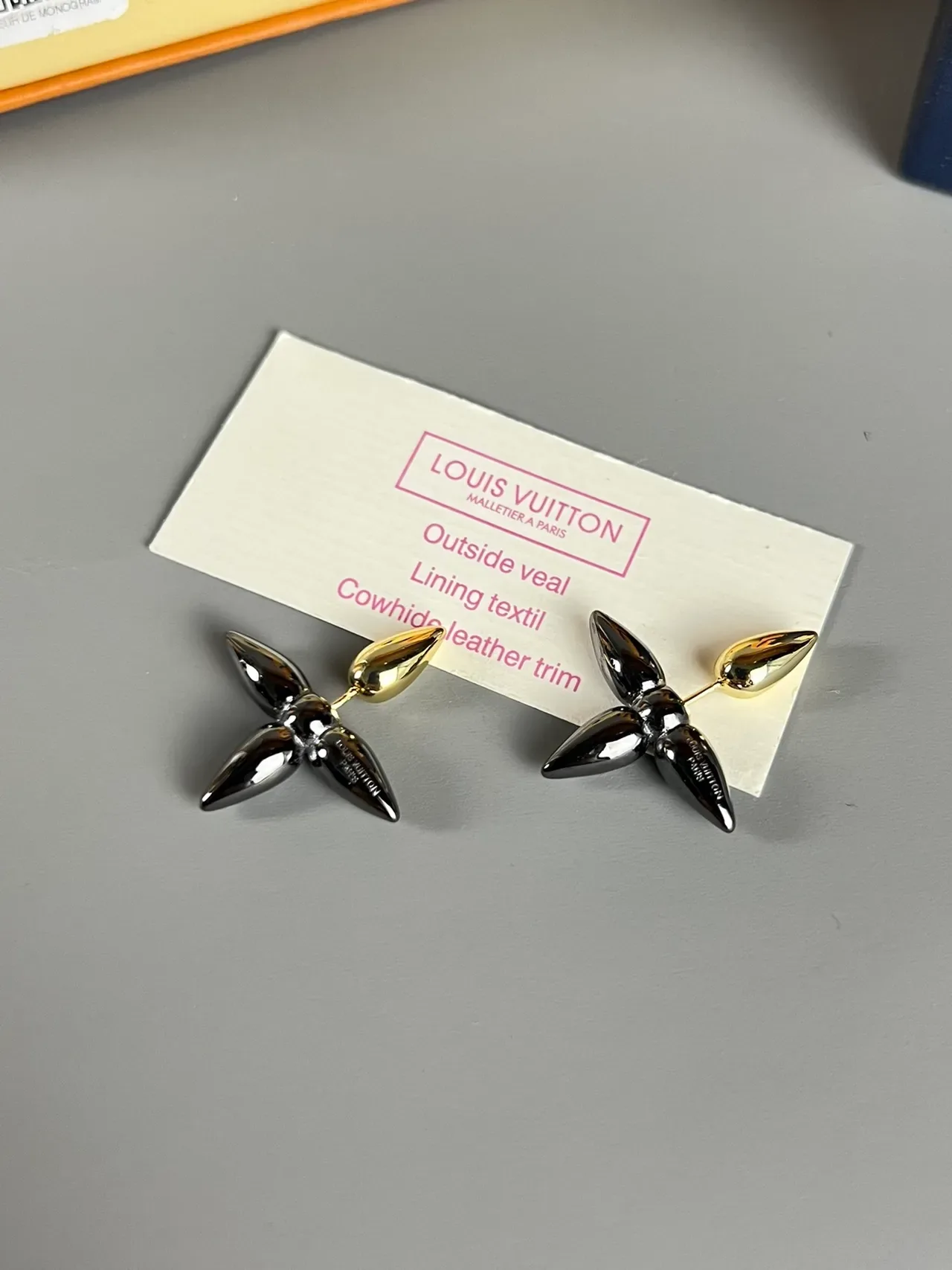 Louis Vuitton Spiked Star Two-Tone Stud Earrings 6