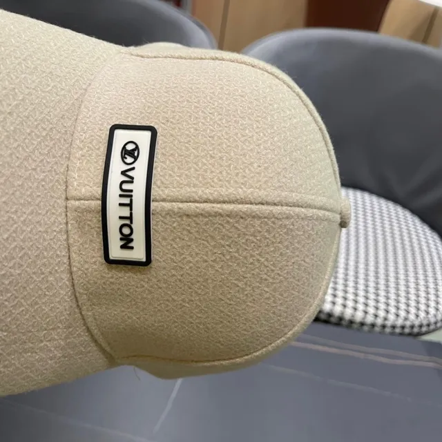 Louis Vuitton Textured Cream Baseball Cap 3
