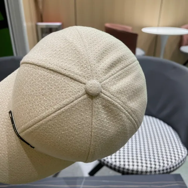 Louis Vuitton Textured Cream Baseball Cap 12