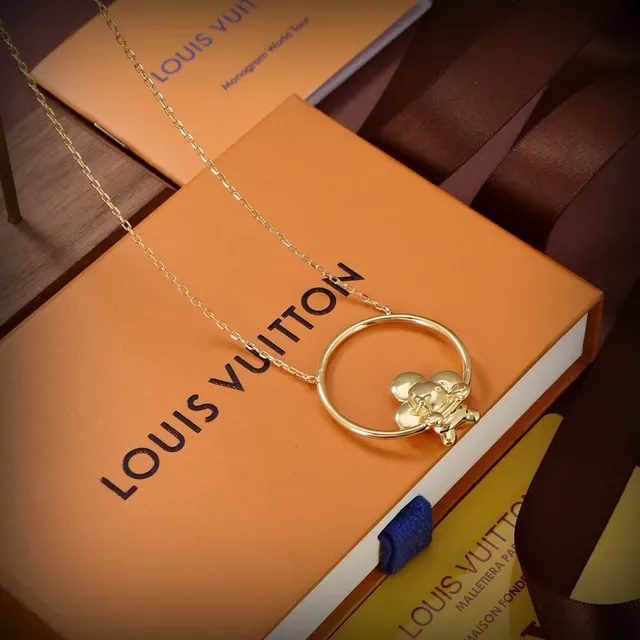 Louis Vuitton Vivienne Gymnast Boucles d'oreilles créoles dorées florales 2