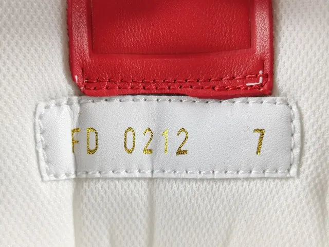 Louis Vuitton White Red Polka-Dot Paneling Perforated Leather Upper Lifestyle Sneakers 12