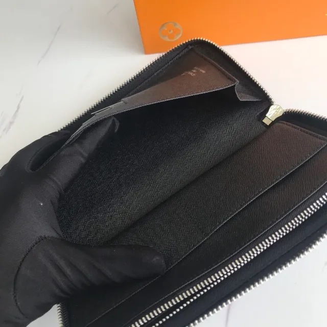 Louis Vuitton Zippy Wallet Damier Graphite Long Wallet 5
