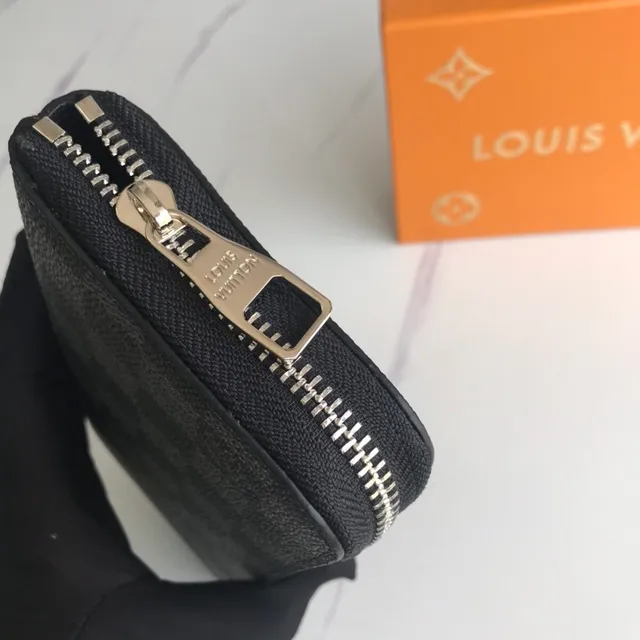 Louis Vuitton Zippy Wallet Damier Graphite Long Wallet 6