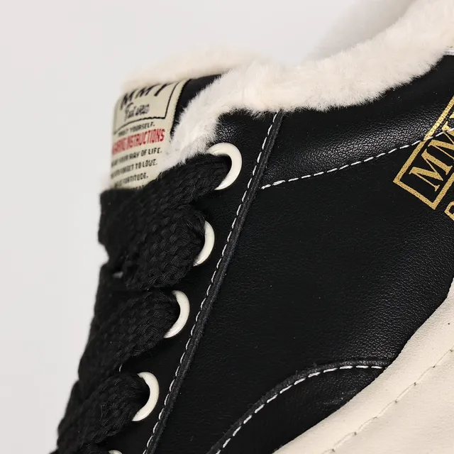 MMY Blakey Noir et crème col Shearling sneakers lifestyle 6