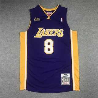Mitchell & Ness Hardwood Classics 2000-01 Kobe Bryant Lakers Purple Gold Jersey