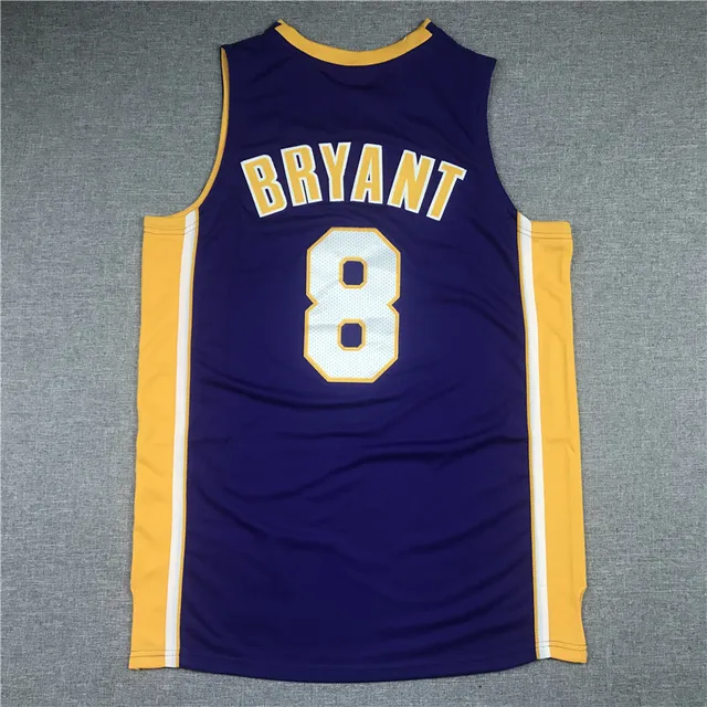 Mitchell & Ness Hardwood Classics 2000-01 Kobe Bryant Lakers Purple Gold Jersey 2