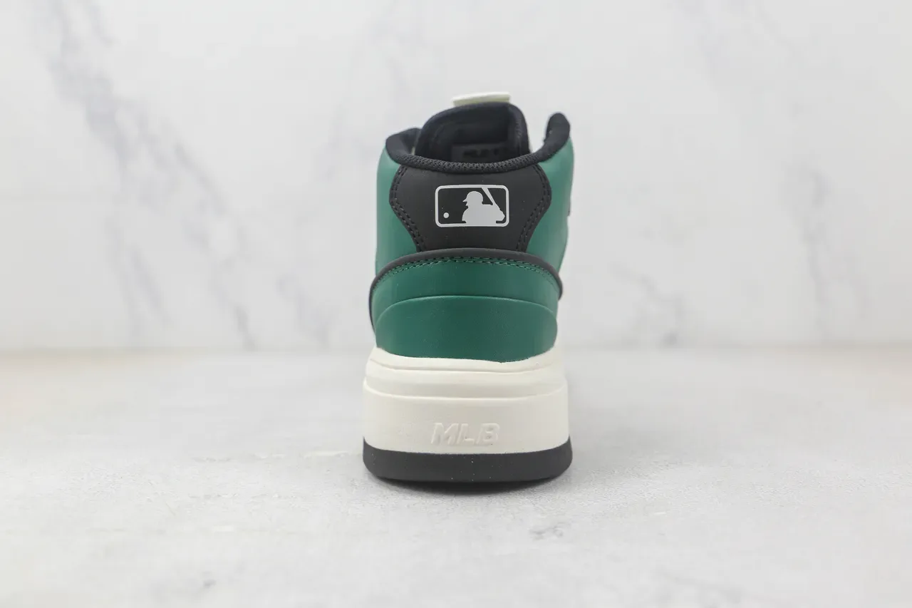 Mitchell & Ness NY Yankees High Top Vert Blanc Noir Lifestyle Sneakers 9