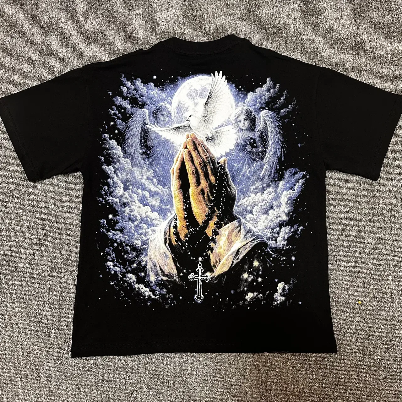 Mixed Emotion Graphic Print Crew Neck T-Shirt 4