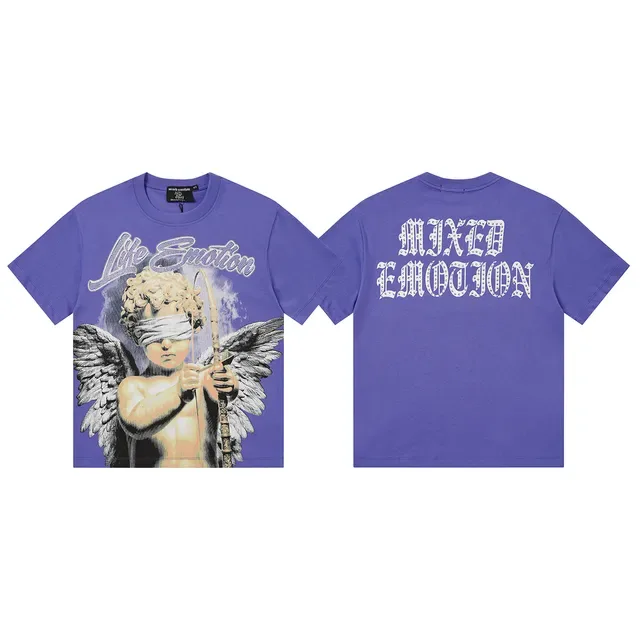 Mixed Emotion Life Emotion Cherub Graphic T-Shirt 5