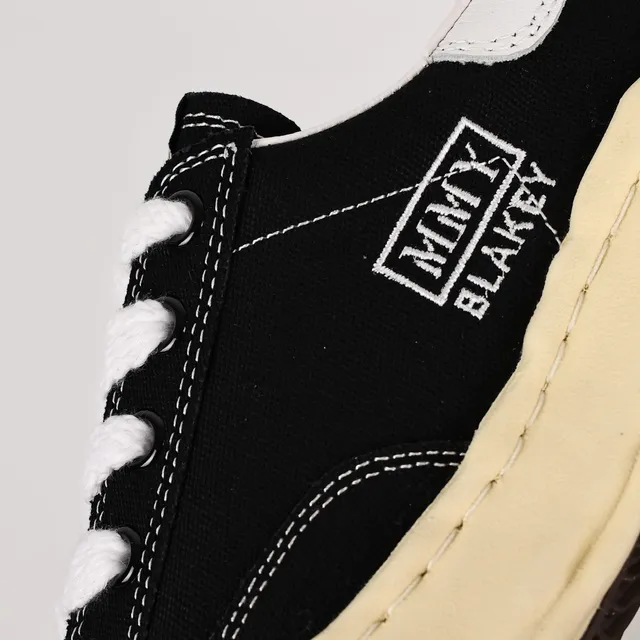 MM6 Maison Margiela Black Cream Layered Foam Lifestyle Sneakers 6