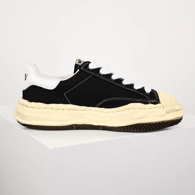 MM6 Maison Margiela Black Cream Layered Foam Lifestyle Sneakers 7