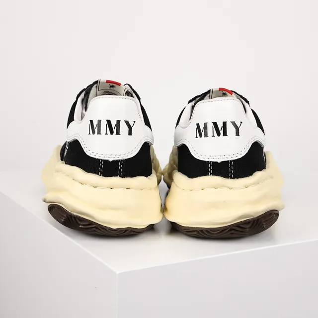 MM6 Maison Margiela Black Cream Layered Foam Lifestyle Sneakers 8