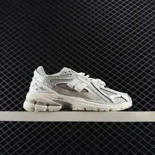 New Balance 1906R أحذية رياضية أسلوب حياة شبكية فضية معدنية