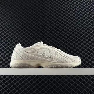 New Balance 2041 Beige Retro Runner Silhouette Monochrome Suede-Mesh Upper Lifestyle Sneakers