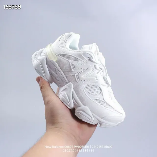 New Balance 9060 bege cinza marinho tênis chunky 3