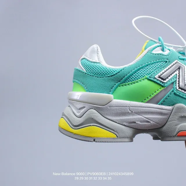 New Balance 9060 bege cinza marinho tênis chunky 9