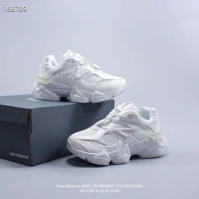 New Balance 9060 bege cinza marinho tênis chunky 19