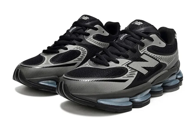 New Balance 9060 Preto Cinza Azul Claro Tênis Lifestyle 3