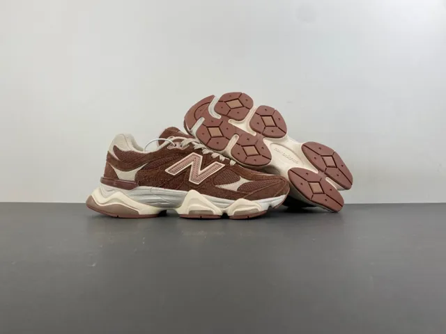 New Balance 9060 Chaussures Chunky Marron et Beige 12