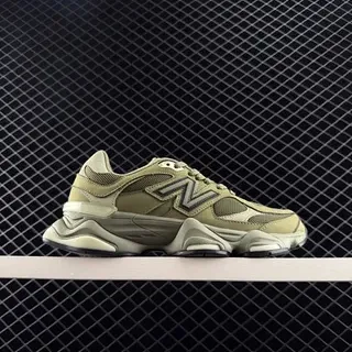 New Balance 9060 橄榄绿厚底运动鞋