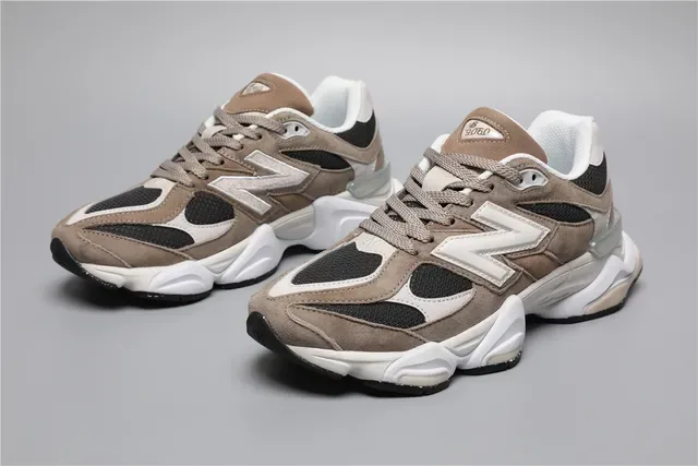New Balance 9060 تويب و أبيض حذاء ستايل حياة رياضي 5