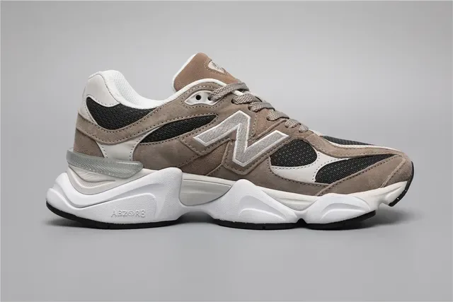 New Balance 9060 تويب و أبيض حذاء ستايل حياة رياضي 8