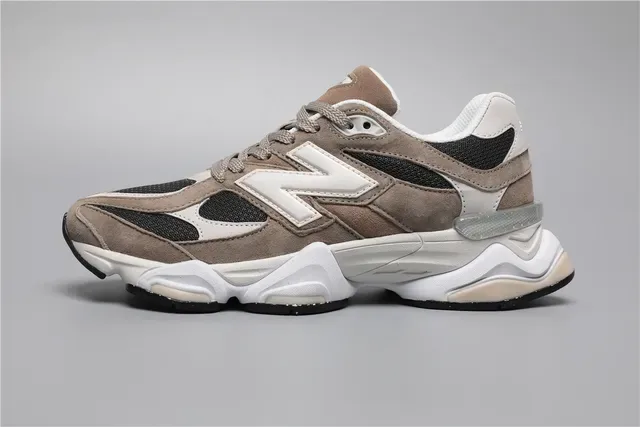 New Balance 9060 تويب و أبيض حذاء ستايل حياة رياضي 9