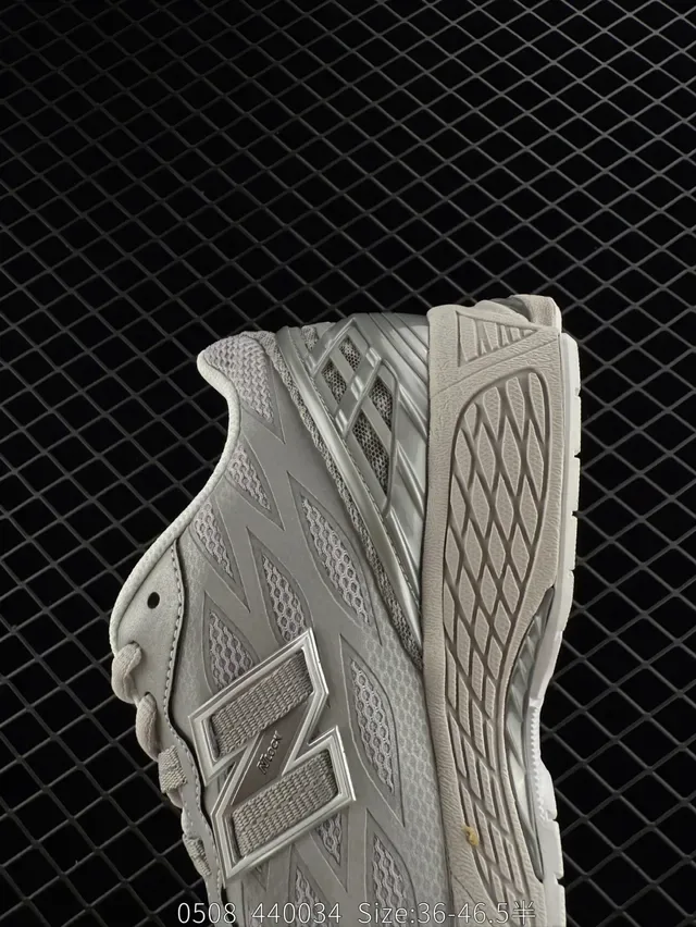New Balance FANTOMFIT حذاء أسلوب حياة شبكي رمادي 4
