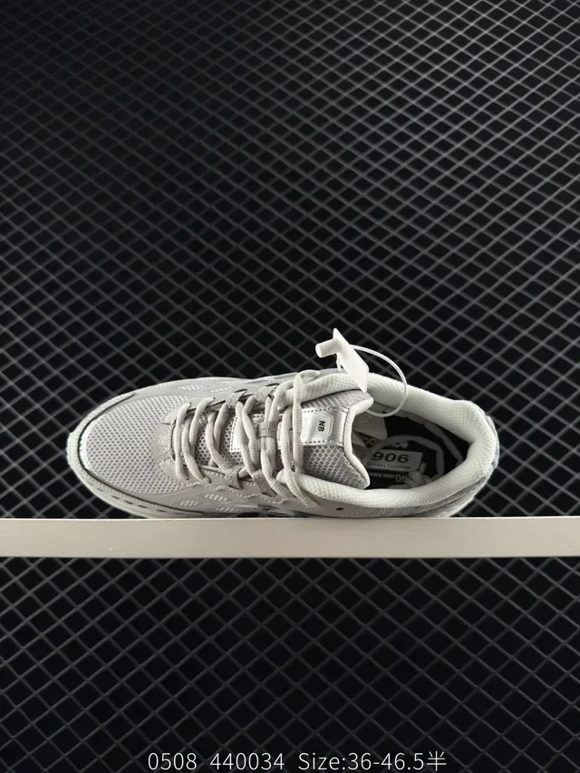 New Balance FANTOMFIT حذاء أسلوب حياة شبكي رمادي 6