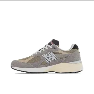 New Balance Zapatillas Lifestyle Gris Beige con Upper de Malla y Ante y Suela Media de Espuma Encapada