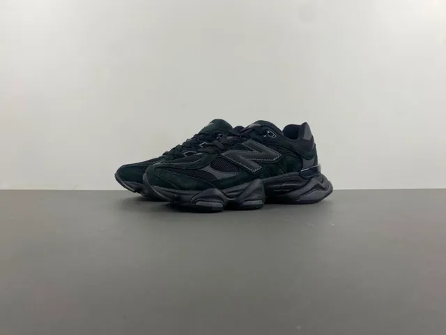 New Balance Verde Preto Solado Multicamadas Camurça e Malha Superior Tênis Chunky 10