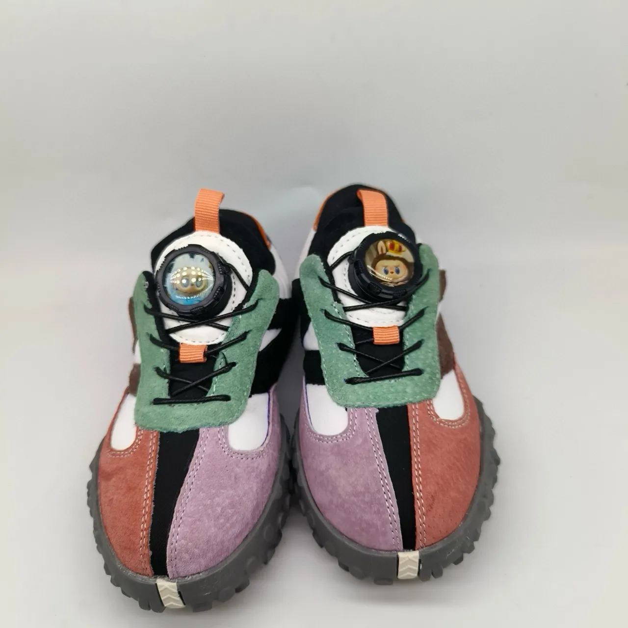 New Balance متعدد الألوان ريترو رانر متعدد الطبقات سويدي أسلوب حياة سنيكرز 18