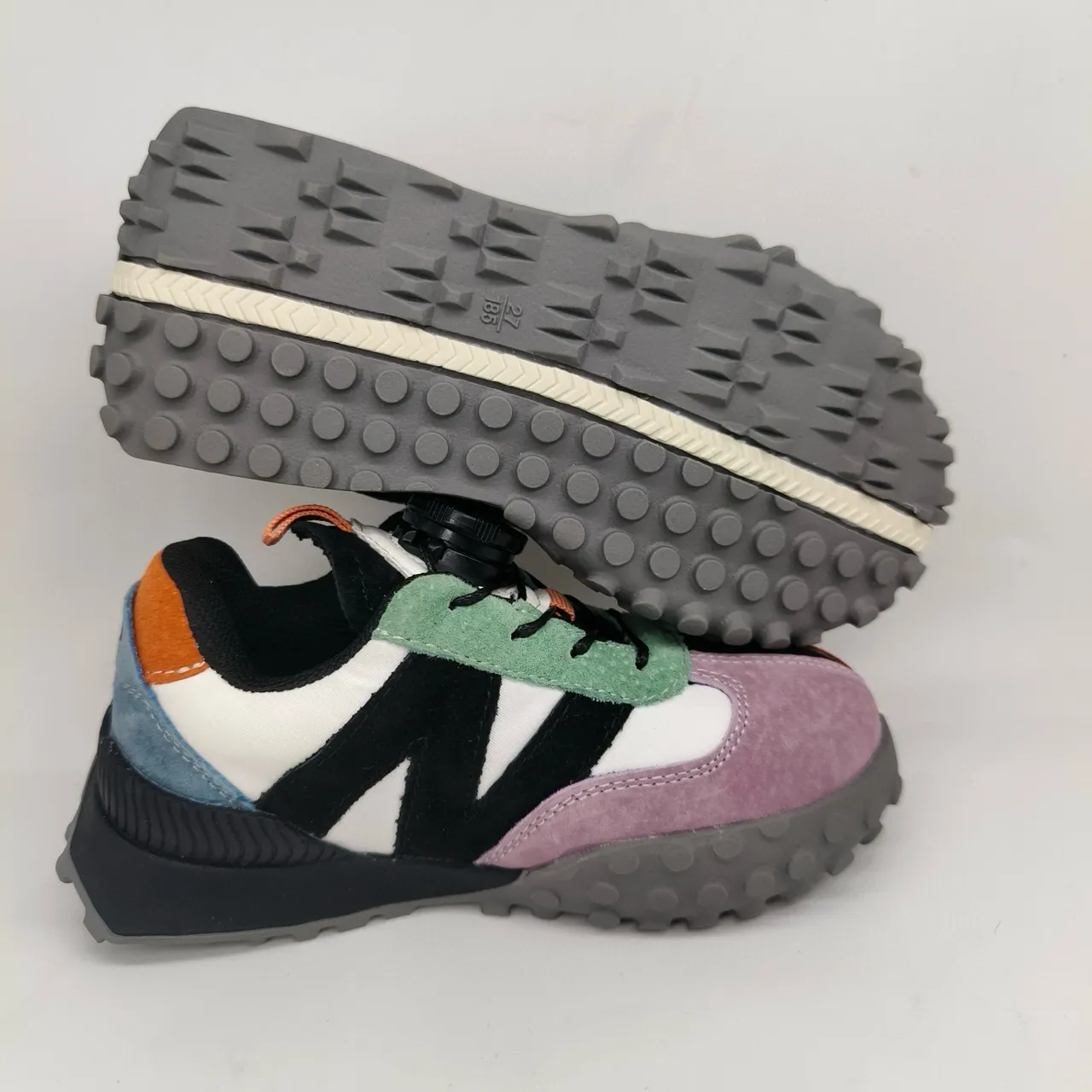 New Balance متعدد الألوان ريترو رانر متعدد الطبقات سويدي أسلوب حياة سنيكرز 21