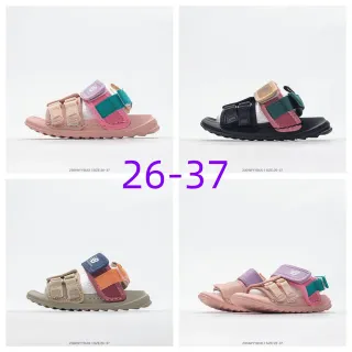 New Balance Sandales roses multicolores multi-sangles ajustables avec boucle