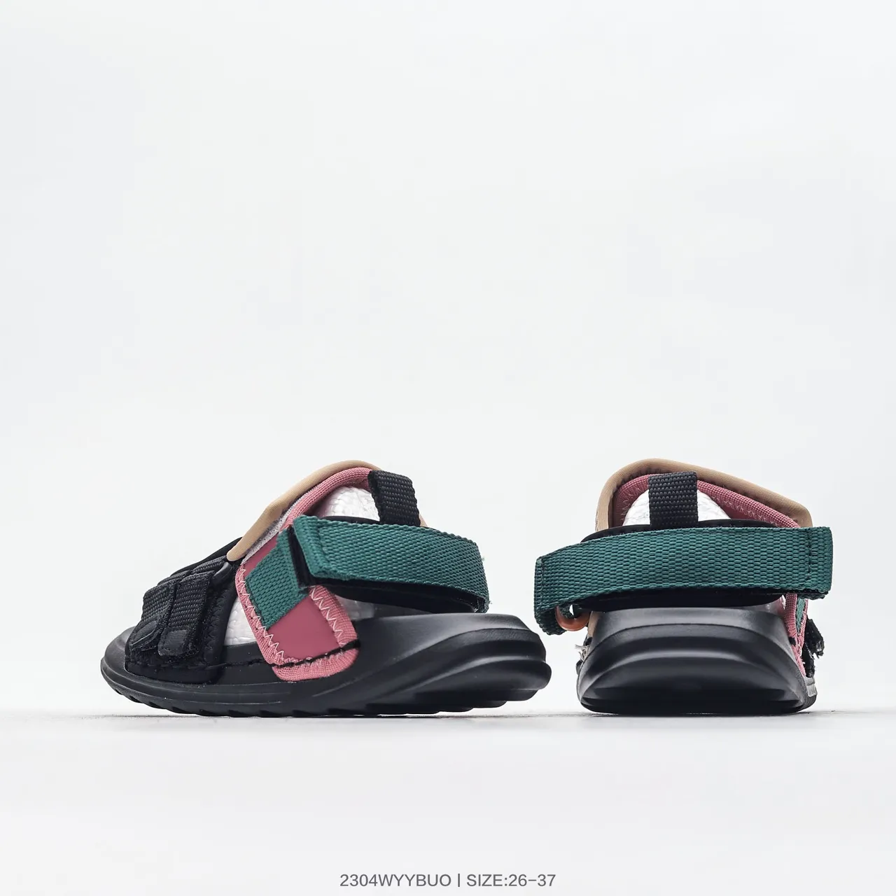 New Balance Sandales roses multicolores multi-sangles ajustables avec boucle 16