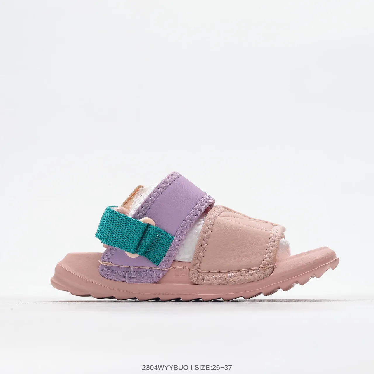 New Balance Sandales roses multicolores multi-sangles ajustables avec boucle 19