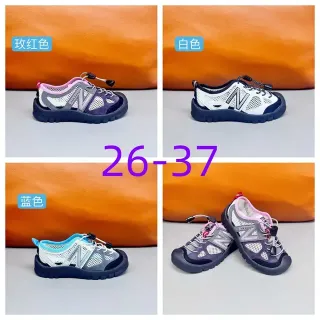 New Balance حذاء رياضي وردي أرجواني أعلى شبكي بدون أحزمة إغلاق توجل